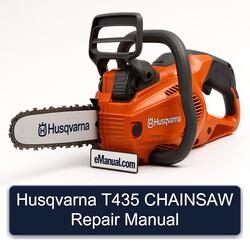 Husqvarna T435 Chainsaw Service Repair Workshop Manual PDF