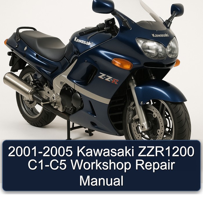 2001-2005 Kawasaki ZZ R Series ZZR1200 C1-C5 Service Repair Workshop Manual PDF