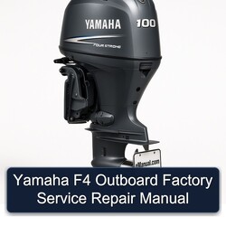Yamaha F4 Outboard Service Repair Workshop Manual PDF