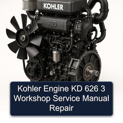 Kohler KD Series Engine 626 3 Service Repair Workshop Manual PDF