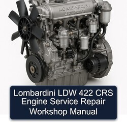 Lombardini LDW Series 422 CRS Engine Service Repair Workshop Manual PDF
