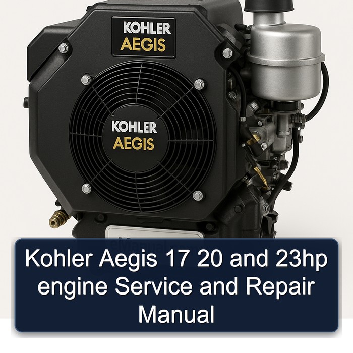 Kohler Aegis Series 17 20 23HP Engine Service Repair Workshop Manual PDF