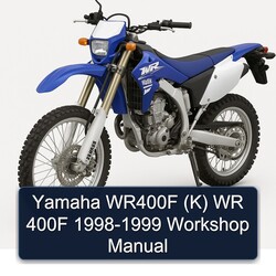 1998-1999 Yamaha WR Models WR400F (K) 400F Service Repair Workshop Manual PDF