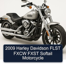 2009 Harley Davidson FLST FXCW FXST Softail Motorcycle
