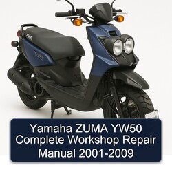 2001-2009 Yamaha Zuma YW50 Service Repair Workshop Manual PDF
