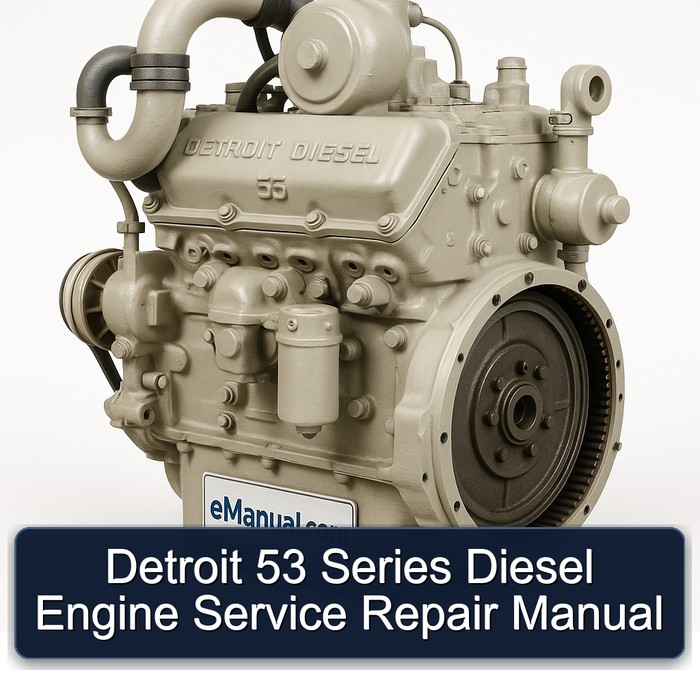 Detroit Diesel 53 Series Engine Service Repair Workshop Manual PDF