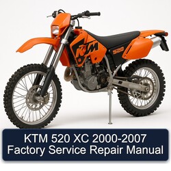 2000-2007 KTM 520 Service Repair Workshop Manual PDF