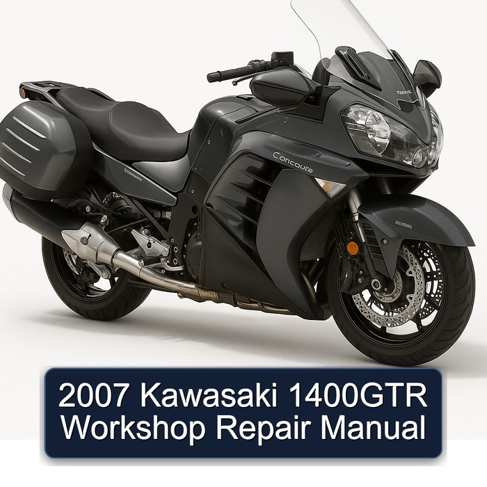 2007 Kawasaki Concours Models 1400GTR Service Repair Workshop Manual PDF