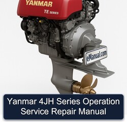 Yanmar 4JH Series Operation Service Repair Workshop Manual PDF