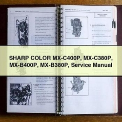 Sharp Color MX-C400P MX-C380P MX-B400P MX-B380P Service Repair Workshop Manual PDF