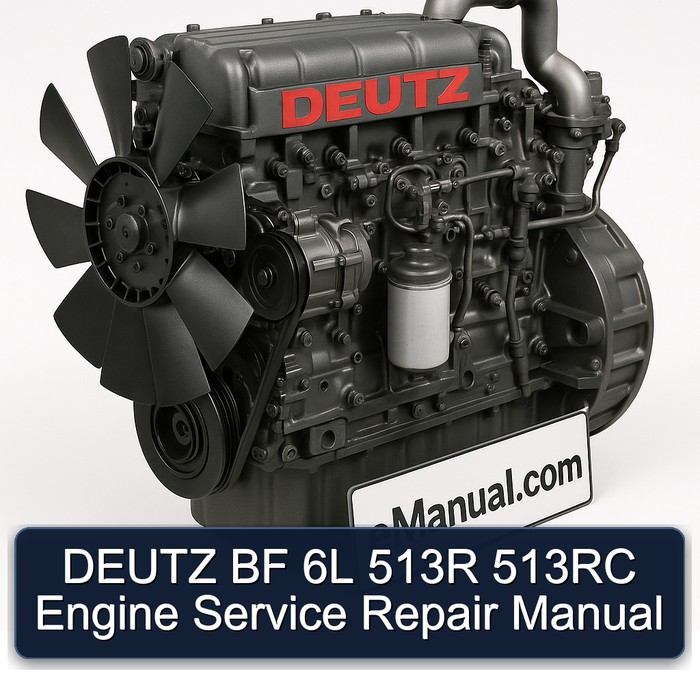 Deutz BF Series 6L 513R 513RC Engine Service Repair Workshop Manual PDF