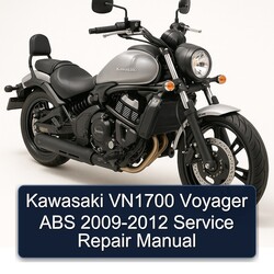 2009-2012 Kawasaki VN1700 Voyager ABS Service Repair Workshop Manual PDF