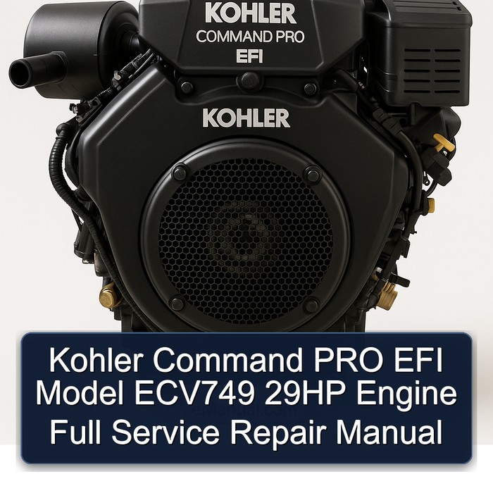 Kohler Command Pro EFI Models Model ECV749 29HP Engine Service Repair Workshop Manual PDF
