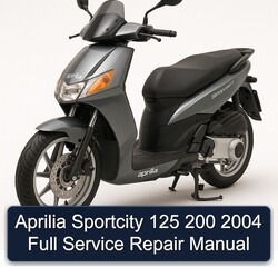 2004 Aprilia Sportcity Service Repair Workshop Manual PDF