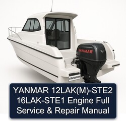 Yanmar 12lak(m)-ste2 16LAK-STE1 Engine Service Repair Workshop Manual PDF
