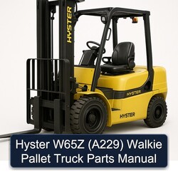 Ersatzteilhandbuch für Hyster W65Z (A229) Handhubwagen