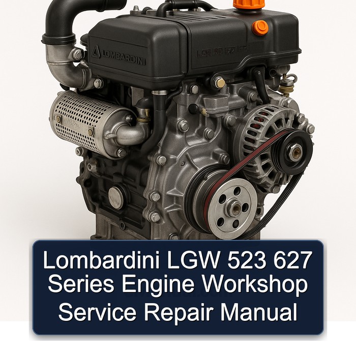 Lombardini LGW 523 627 Series Engine Service Repair Workshop Manual PDF