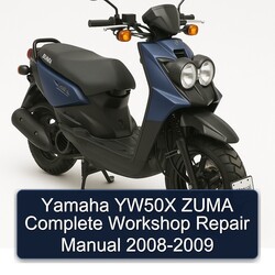 2008-2009 Yamaha Zuma YW50X Service Repair Workshop Manual PDF