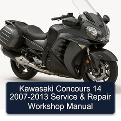 2007-2013 Kawasaki Concours Models 14 Service Repair Workshop Manual PDF