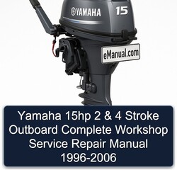 1996-2006 Yamaha 15HP 2 4 Stroke Outboard Service Repair Workshop Manual PDF