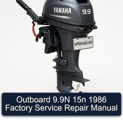 1986 Outboard 9.9n 15N Service Repair Workshop Manual PDF