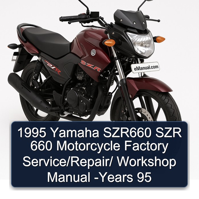1995 Yamaha SZR Models SZR660 660 Motorcycle years 95 Service Repair Workshop Manual PDF