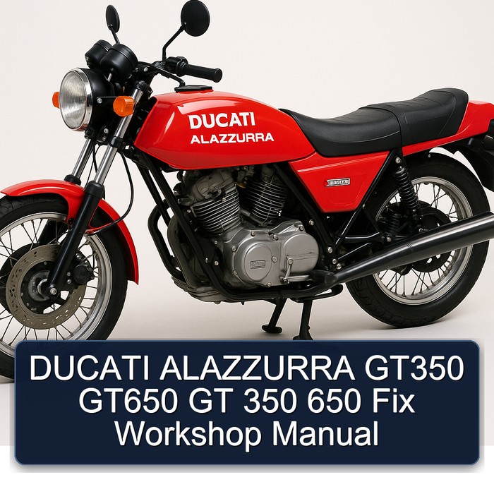 Ducati Alazzurra GT350 GT650 GT 350 650 Fix Service Repair Workshop Manual PDF