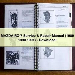 1989-1991 Mazda RX-7 Service Repair Workshop Manual PDF