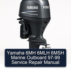 1997-1999 Yamaha 6MH 6MLH 6MSH Marine Outboard Service Repair Workshop Manual PDF