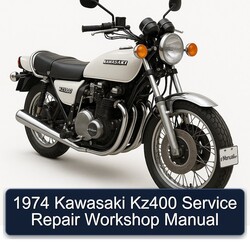 1974 Kawasaki KZ Series KZ400 Service Repair Workshop Manual PDF