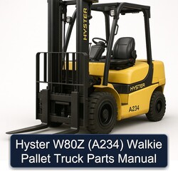 Ersatzteilhandbuch für Hyster W80Z (A234) Handhubwagen