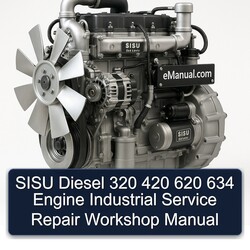 Sisu 634 Series Diesel 320 420 620 Engine Industrial Service Repair Workshop Manual PDF
