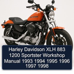 1993-1998 Harley Davidson Sportster XLH 883 1200 Service Repair Workshop Manual PDF