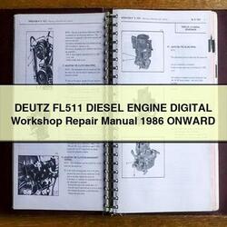 1986 Deutz FL Series FL511 Diesel Engine Digital Onward Service Repair Workshop Manual PDF