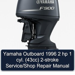 1996 Yamaha Outboard 2 Hp 1 Cyl. (43CC) 2-stroke /shop Service Repair Workshop Manual PDF