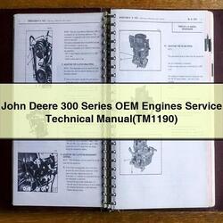 John Deere 300 Series Engines (TM1190) Service Repair Workshop Manual PDF