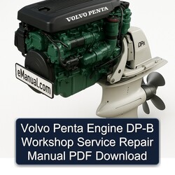 Volvo Penta Engine DP-B Service Repair Workshop Manual PDF