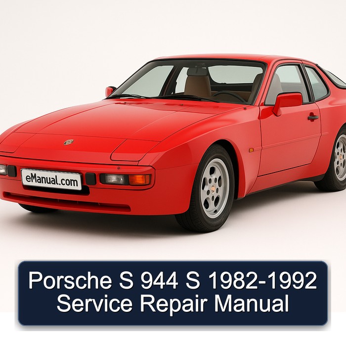 1982-1992 Porsche 944 S Service Repair Workshop Manual PDF