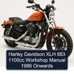 1986 Harley Davidson XLH 883 1100CC Onwards Service Repair Workshop Manual PDF