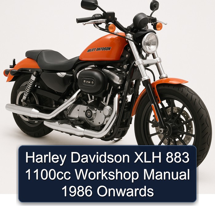 1986 Harley Davidson XLH 883 1100CC Onwards Service Repair Workshop Manual PDF