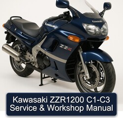 Kawasaki ZZ R Series ZZR1200 C1-C3 Service Repair Workshop Manual PDF