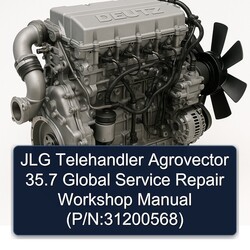 JLG Telehandler 2906H (p/n:31200568) Service Repair Workshop Manual PDF