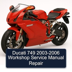 2003-2006 Ducati 749 Service Repair Workshop Manual PDF