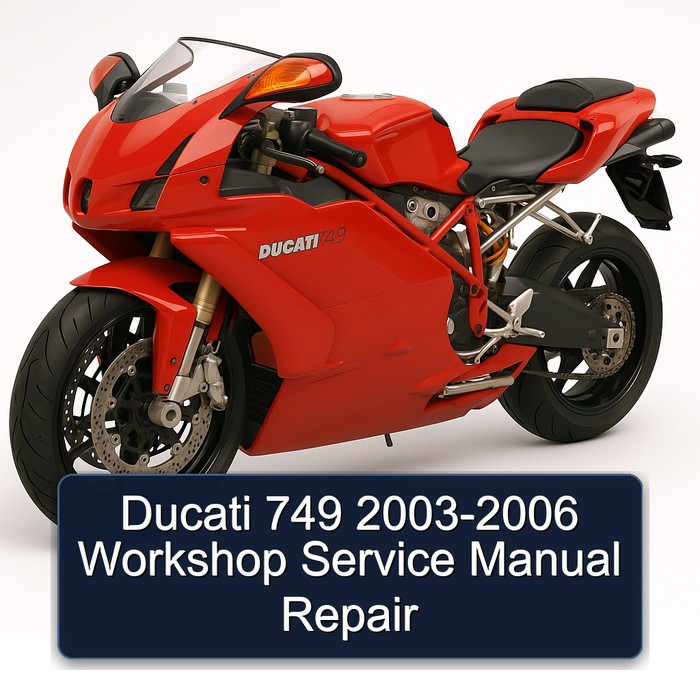 2003-2006 Ducati 749 Service Repair Workshop Manual PDF