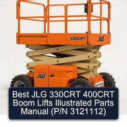 Best JLG 330CRT 400CRT Boom Lifts Illustrated Parts (p/n 3121112) Catalog PDF