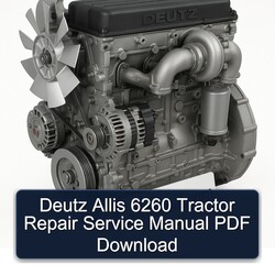 Deutz Allis 6260 Tractor Service Repair Workshop Manual PDF