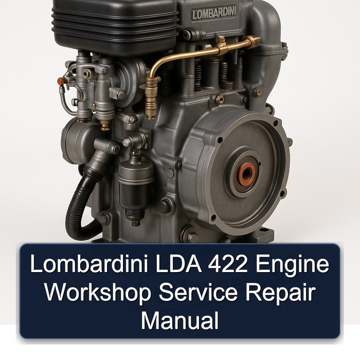 Lombardini LDA Series 422 Engine Service Repair Workshop Manual PDF