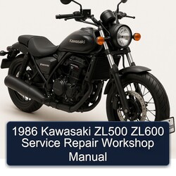 1986 Kawasaki Eliminator ZL500 ZL600 Service Repair Workshop Manual PDF