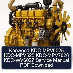 Komatsu KDC 410 Kenwood Kdc-mpv5025 Kdc-mpv525 Kdc-mpv7026 Kdc-wv6027 Service Repair Workshop Manual PDF