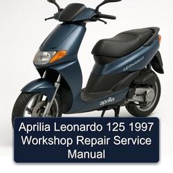 1997 Aprilia Leonardo Service Repair Workshop Manual PDF